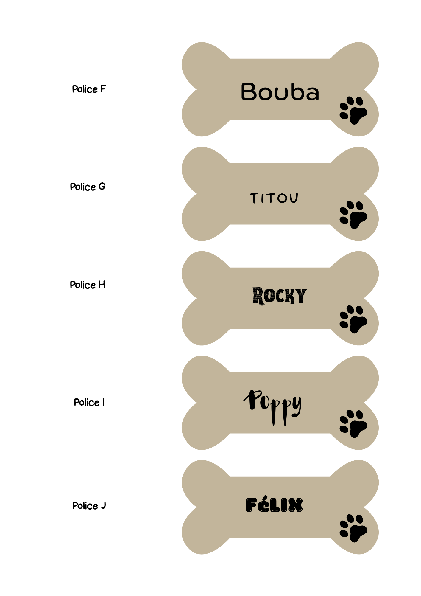 Médaille personnalisée pour chien et chat - Gravure laser haute précision