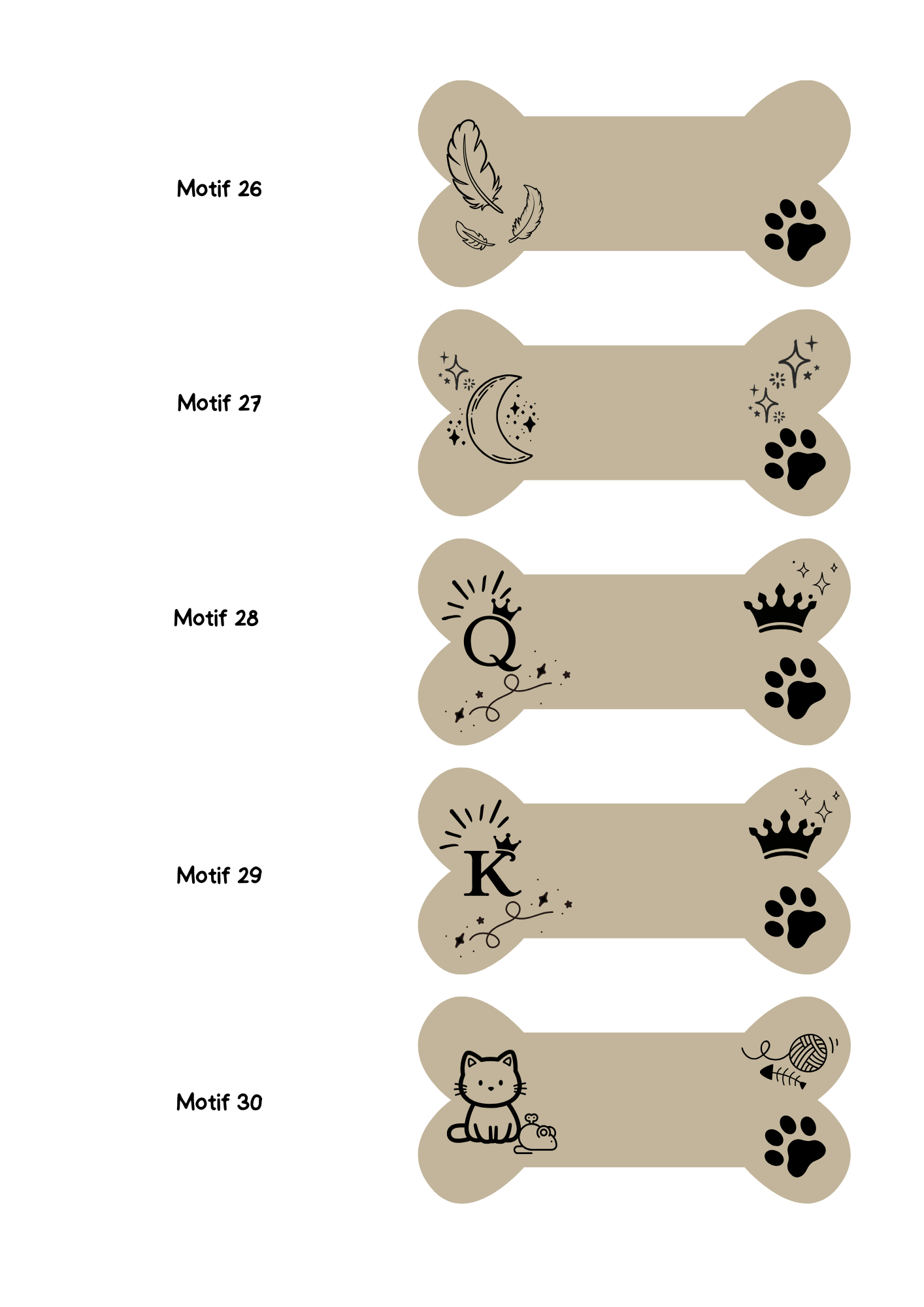 Médaille personnalisée pour chien et chat - Gravure laser haute précision